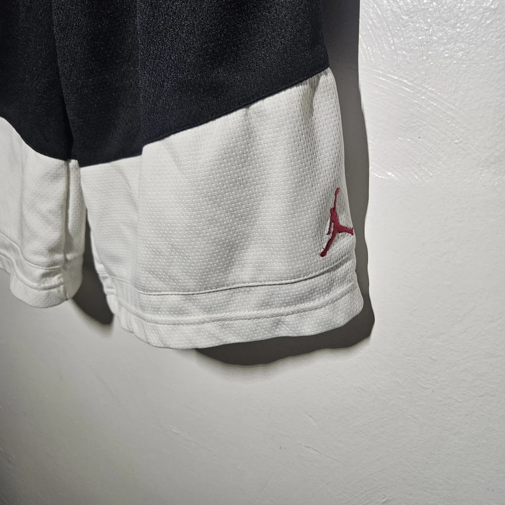 Jordan Boy's Athletic Shorts in Black and White